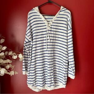 Hooded Long Body Sweatshirt